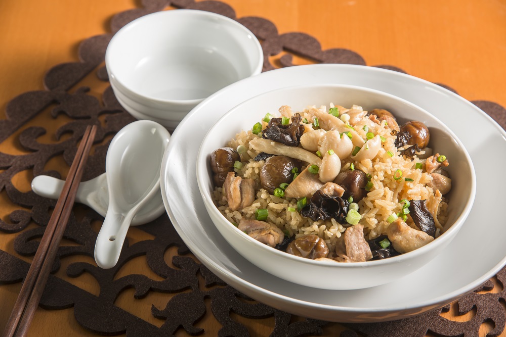 Chestnut Mix Mushroom Chicken Fried Rice Recipes | Buffalo Cookware Malaysia